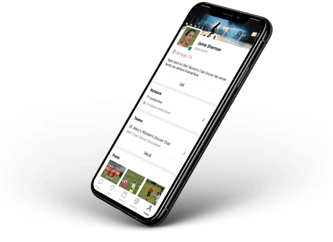 Bella Football App on iPhone